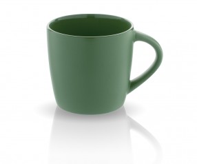 ANDA Matara 800547 matte Tasse aus Keramik als Werbeartikel grün