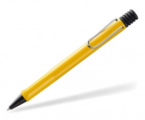 LAMY Safari Kugelschreiber als Werbeartikel mit Druck schwarz gelb
